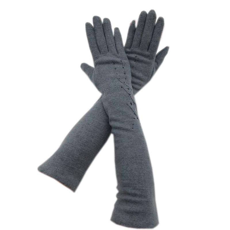 Women's wool gloves warm 2020 winter new 45 cm lengthened fashion autumn comfortable beautiful gray long style
Women's wool gloves warm 2020 winter new 45 cm lengthened fashion autumn comfortable beautiful gray long style