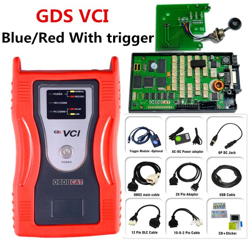 

Gds VCI OBD2 Diagnostic Interface Tool OBD2 Scan Tool for Hyu--ndai K--ia ( with Trigger Module Flight Record Function optional