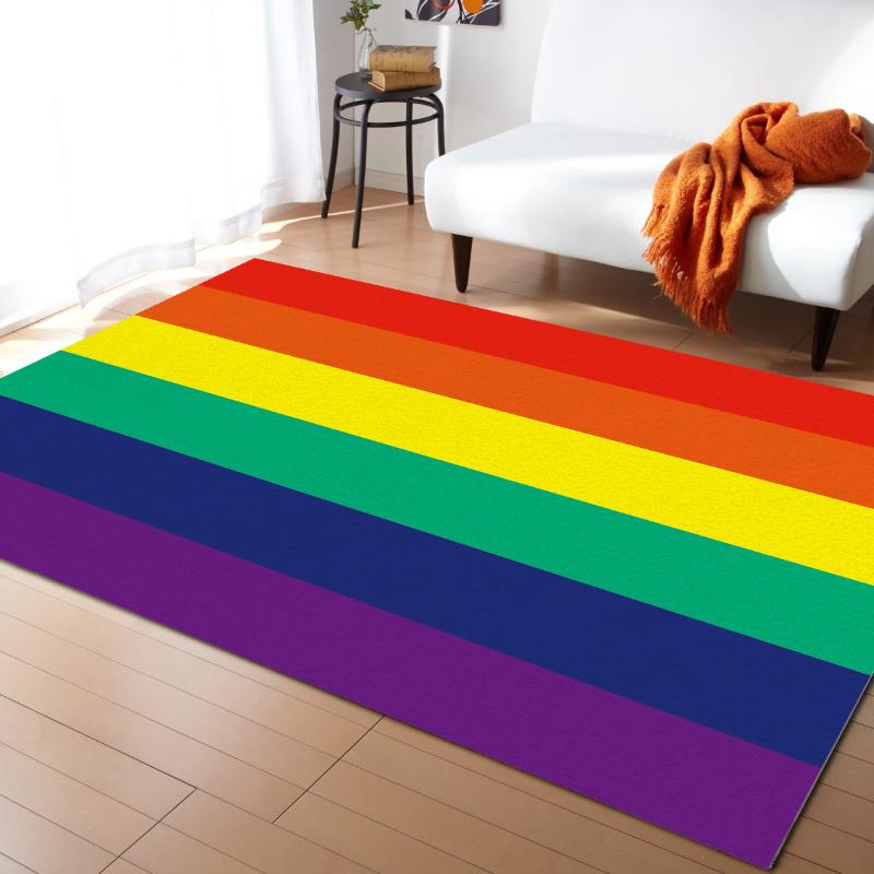 Stripes Colorful Rainbow Flag Lgbt Carpets for Living Room Bedroom Area Rug Kids Room Play Mat 3D Printed Home Large Carpet, As pic
Stripes Colorful Rainbow Flag Lgbt Carpets for Living Room Bedroom Area Rug Kids Room Play Mat 3D Printed Home Large Carpet, As pic
