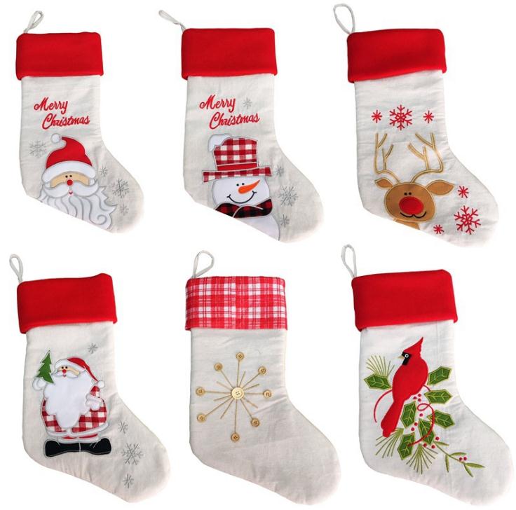 New Arrival Christmas Large Stocking 50pcs Santa Canvas Sock Gift Bag Xmas Decoration Candy Bag Christmas Tree Ornaments SN2114
New Arrival Christmas Large Stocking 50pcs Santa Canvas Sock Gift Bag Xmas Decoration Candy Bag Christmas Tree Ornaments SN2114