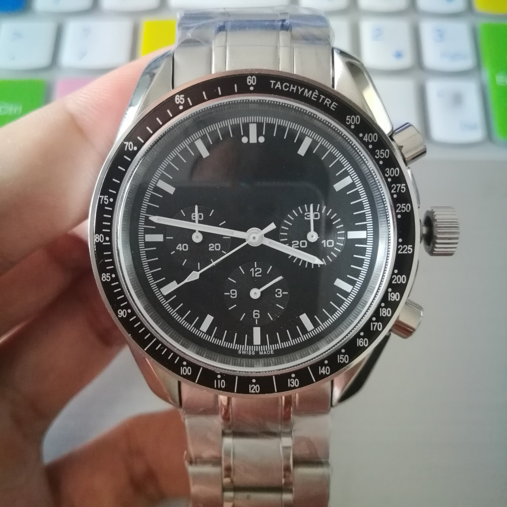 luxury watch O M men 40mm stainless steel automatic mechanical sweeping movement speed no battery watches Master All the small dials work, 2(no box)
luxury watch O M men 40mm stainless steel automatic mechanical sweeping movement speed no battery watches Master All the small dials work, 2(no box)