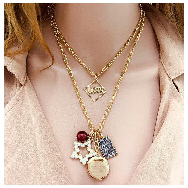 Women's necklace, Bohemian fashion brand, Star, Crystal ball necklace, Pearl 2020 Fashion Statement Jewelry
Women's necklace, Bohemian fashion brand, Star, Crystal ball necklace, Pearl 2020 Fashion Statement Jewelry