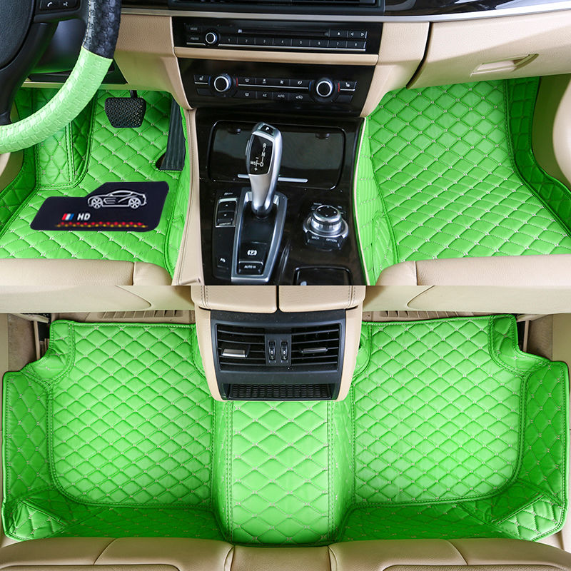 Custom Fit Car Floor Mats Specific Waterproof PU Leather ECO friendly Material For Vast of Car Model and Make 3 Pieces Full set Mats Green
Custom Fit Car Floor Mats Specific Waterproof PU Leather ECO friendly Material For Vast of Car Model and Make 3 Pieces Full set Mats Green