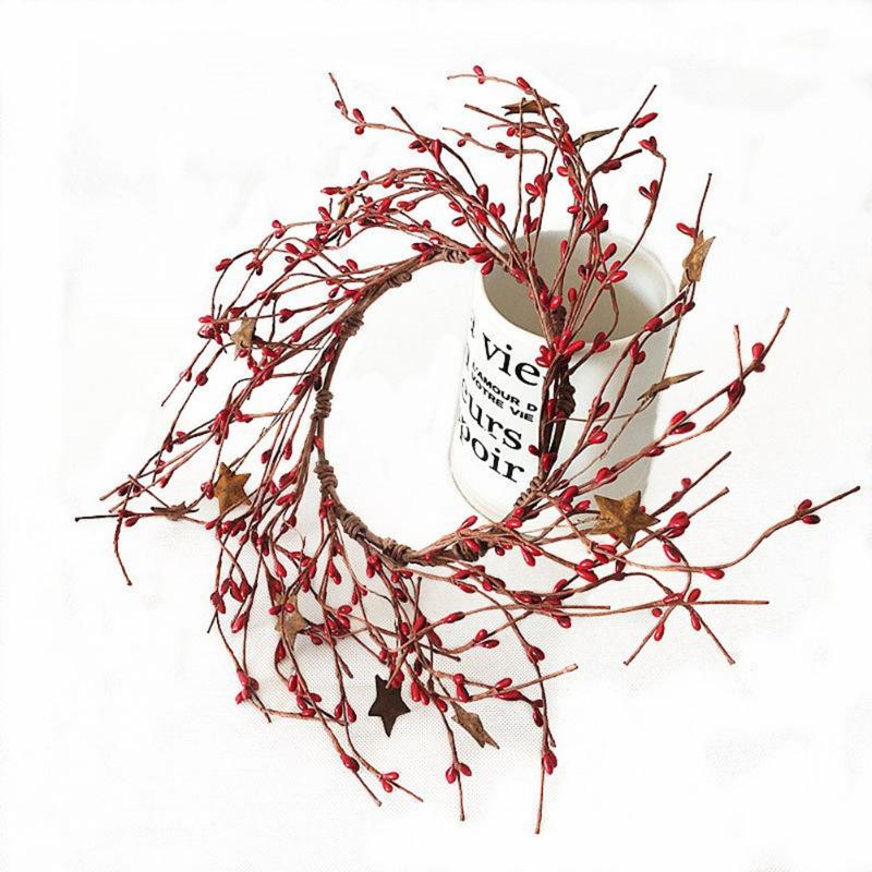 Artificial Berries Garland Simulation Red Beads Wreath Christmas Wedding Home Party Hanging Decor Wall Door Window Decorations
Artificial Berries Garland Simulation Red Beads Wreath Christmas Wedding Home Party Hanging Decor Wall Door Window Decorations