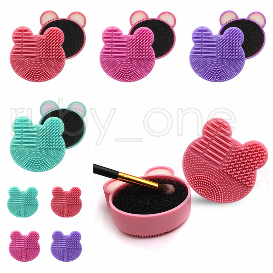 Makeup Brushes Silicone Cleaning Brush Washing Pad Gel Cleaner Scrubber Sponge Mat Foundation Cosmetics Brush Cleaning Make Up Tool RRA3476
Makeup Brushes Silicone Cleaning Brush Washing Pad Gel Cleaner Scrubber Sponge Mat Foundation Cosmetics Brush Cleaning Make Up Tool RRA3476
