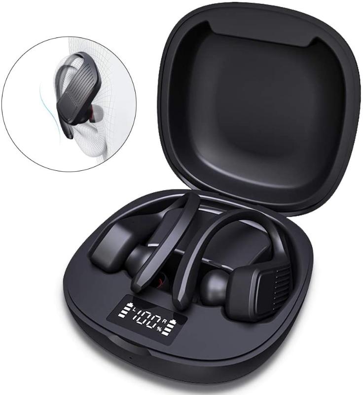 Sports Bluetooth Earphone TWS Wireless Headphone Waterproof HiFi Stereo Ear Hook Sport Headsets Earbuds With Microphone
Sports Bluetooth Earphone TWS Wireless Headphone Waterproof HiFi Stereo Ear Hook Sport Headsets Earbuds With Microphone