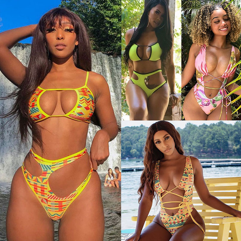 Women Swimsuit Sexy Bikinis Sets Ladies High Waist Bathing Suit Summer Two Piece Swimwear Floral Print Bikini Fashion Biquini 050807, #1
Women Swimsuit Sexy Bikinis Sets Ladies High Waist Bathing Suit Summer Two Piece Swimwear Floral Print Bikini Fashion Biquini 050807, #1