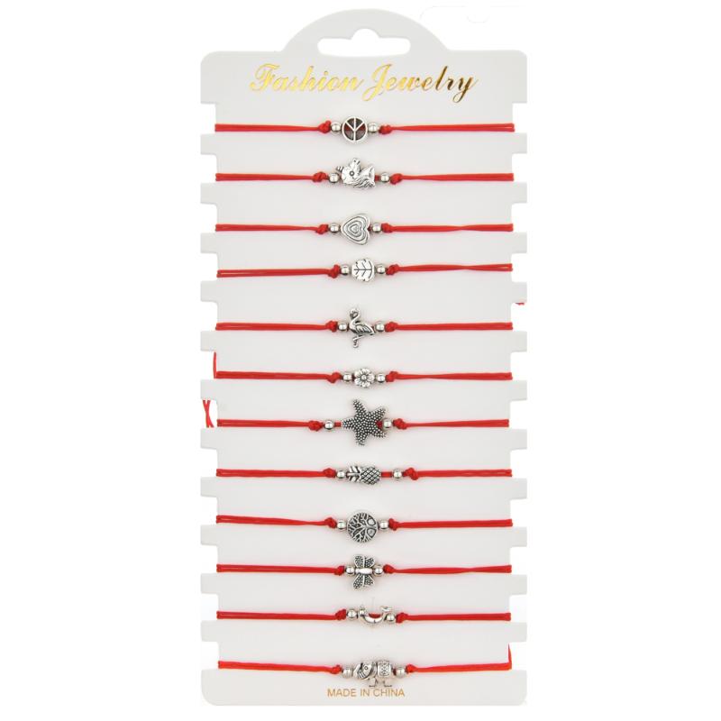 Classic Handmade Charm Bracelets For Women Adjustable Red Rope Bracelet Star Heart Butterfly Anklet Yoga Jewelry 12 pcs/lot
Classic Handmade Charm Bracelets For Women Adjustable Red Rope Bracelet Star Heart Butterfly Anklet Yoga Jewelry 12 pcs/lot