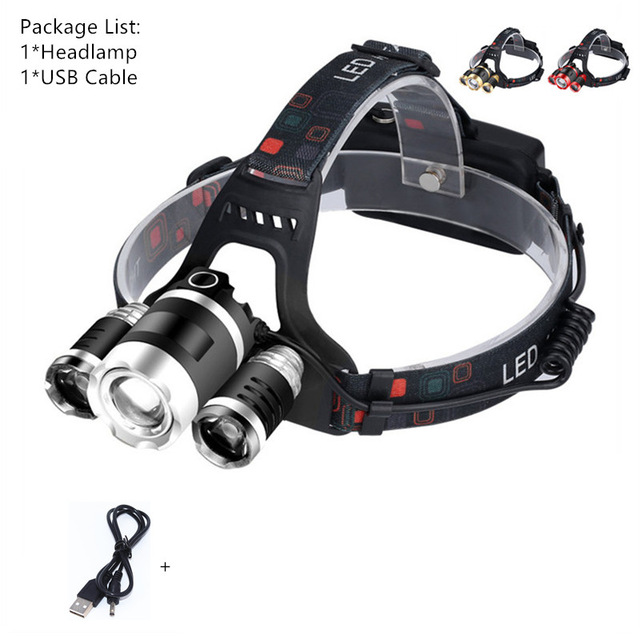 5 LED Headlamps 20000 Lumens High Power LED Headlight T6+4Q5 Camping Head Torch Zoom 4 Modes Head Lantern 2x18650 Frontal Lamp
5 LED Headlamps 20000 Lumens High Power LED Headlight T6+4Q5 Camping Head Torch Zoom 4 Modes Head Lantern 2x18650 Frontal Lamp