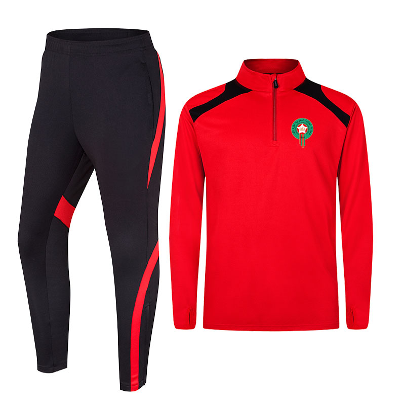 Morocco Top 100% Polyester Wholesale Men's Football Training Jersey Tracksuit New Design Soccer Jersey Football Shirt, Gray
Morocco Top 100% Polyester Wholesale Men's Football Training Jersey Tracksuit New Design Soccer Jersey Football Shirt, Gray