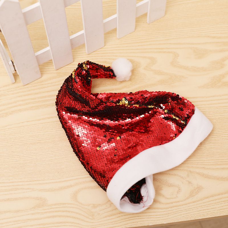 Cute Christmas Sequin Santa Hats Red Santa Claus Hats Xmas Party Costume For Adults Childen
Cute Christmas Sequin Santa Hats Red Santa Claus Hats Xmas Party Costume For Adults Childen
