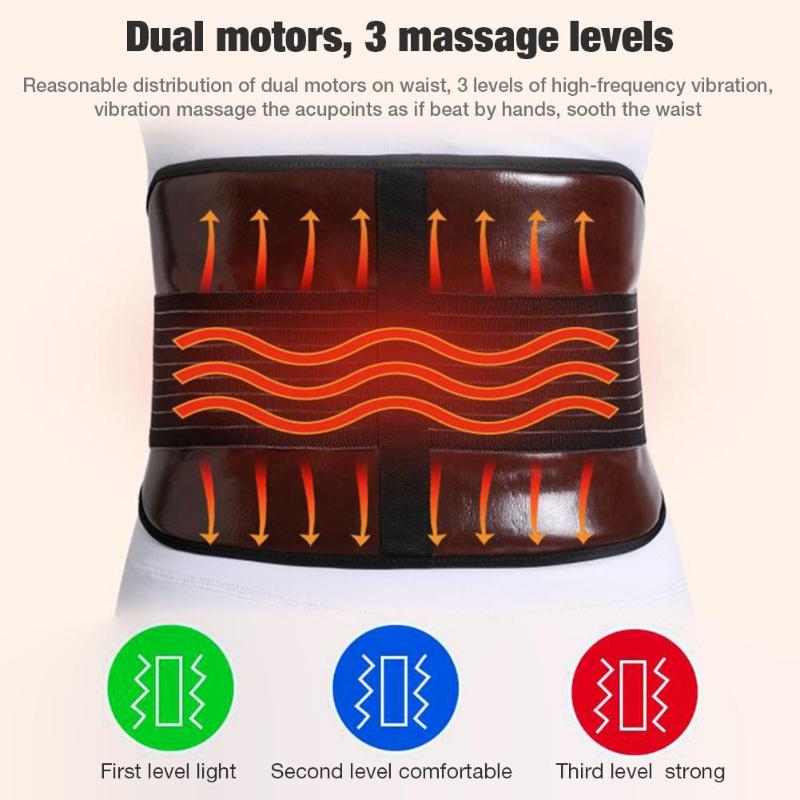 New Adjustable Waist Heating Massage Belt Back Waist Support Belt Lumbar Brace Massage Band Health Care USB Rechargeable Heating, White
New Adjustable Waist Heating Massage Belt Back Waist Support Belt Lumbar Brace Massage Band Health Care USB Rechargeable Heating, White