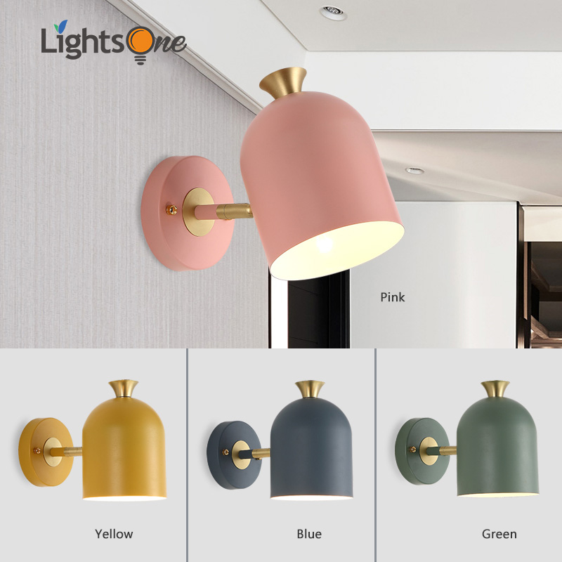 Nordic restaurant living room lighting modern minimalist creative personality macaron bedroom bedside wall lamp
Nordic restaurant living room lighting modern minimalist creative personality macaron bedroom bedside wall lamp