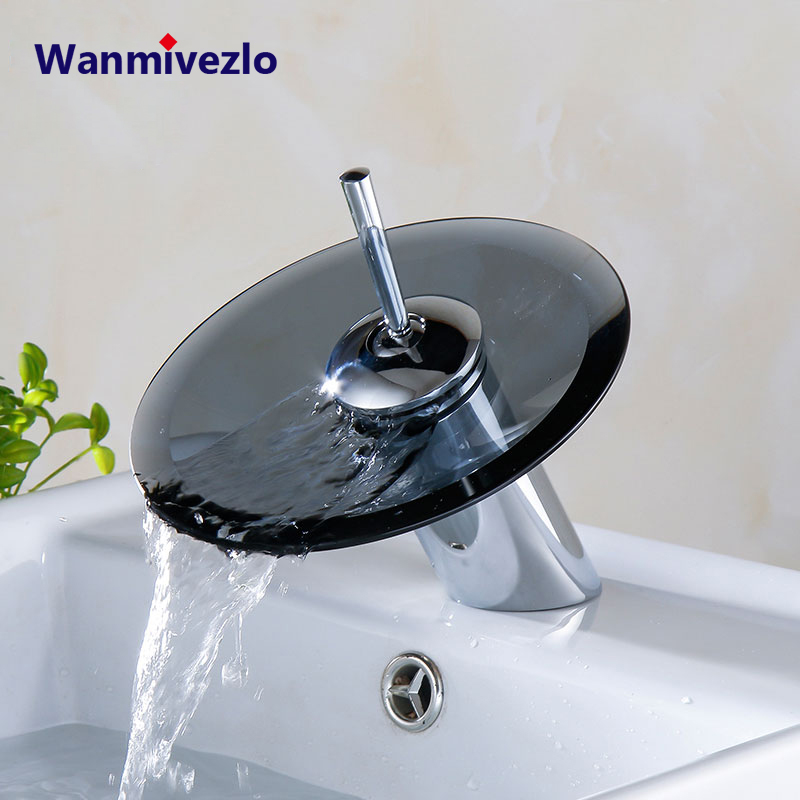 Colorful Glass Waterfall Bathroom Basin Sink Faucet Chrome Basin Sink Faucet Single Lever Deck Mounted Round Mixer Tap
Colorful Glass Waterfall Bathroom Basin Sink Faucet Chrome Basin Sink Faucet Single Lever Deck Mounted Round Mixer Tap