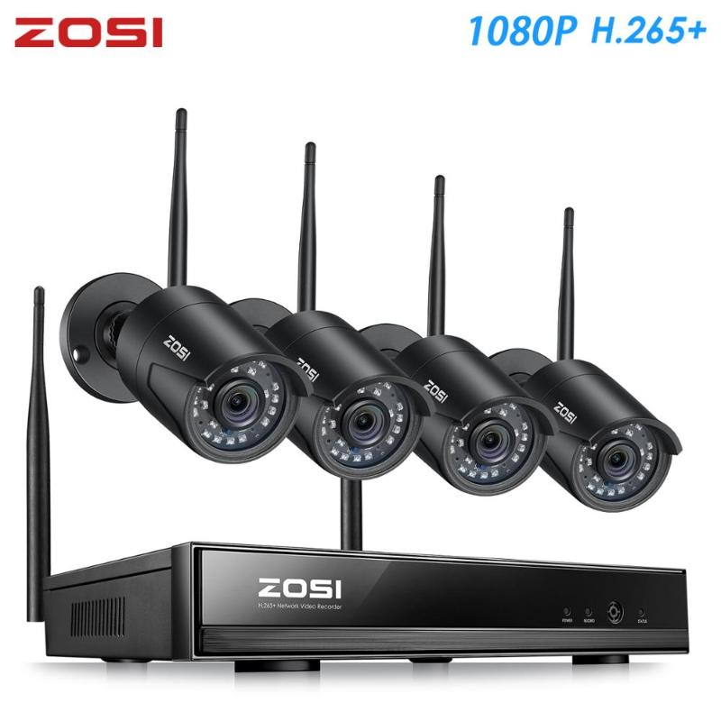 ZOSI H.265 1080P 8CH CCTV Security Surveillance System Wireless WIFI IP Outdoor Camera NVR Kit HDD Remote View in PC Monitor
ZOSI H.265 1080P 8CH CCTV Security Surveillance System Wireless WIFI IP Outdoor Camera NVR Kit HDD Remote View in PC Monitor