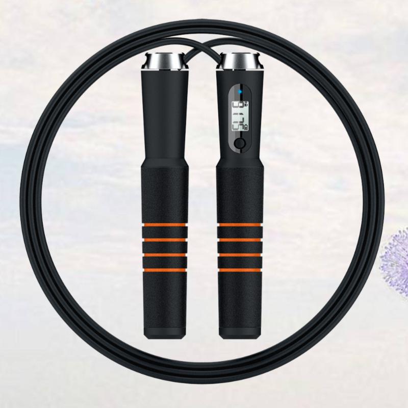Wireless Connect Electronic Counting Jump Rope Skipping Rope Fitness Workout Sports Accessories for Gym Training Game (Black and
Wireless Connect Electronic Counting Jump Rope Skipping Rope Fitness Workout Sports Accessories for Gym Training Game (Black and