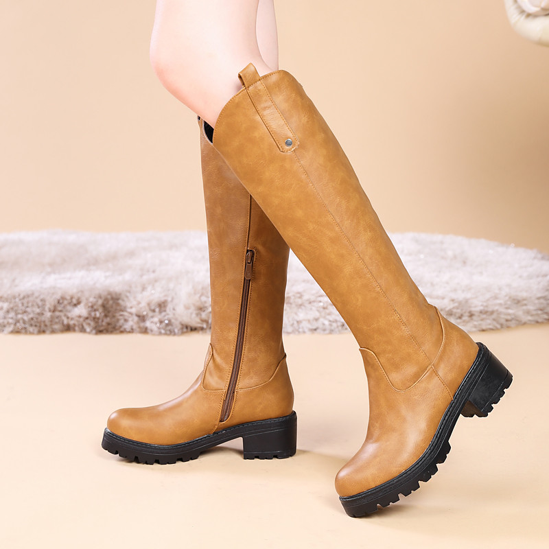 YMECHIC Fashion Black Brown Block Heel Winter Boots Women Side Zipper Large Size Ladies High Heels Shoes Woman Knight Boots 2020, Hei no fur
YMECHIC Fashion Black Brown Block Heel Winter Boots Women Side Zipper Large Size Ladies High Heels Shoes Woman Knight Boots 2020, Hei no fur