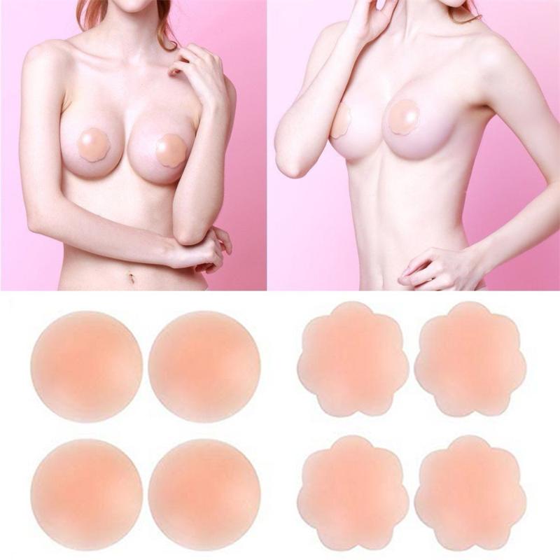 4 Pairs Reusable Adhesive Silicone Breast Bra Nipple Cover Pad Covers Stick, Beige
4 Pairs Reusable Adhesive Silicone Breast Bra Nipple Cover Pad Covers Stick, Beige