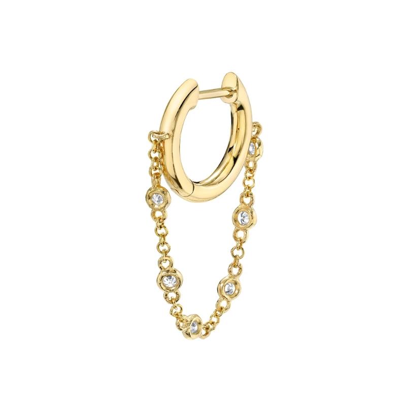 CZ Zircon Long Chain Small Huggie Hoop Earrings 2020 Fashion Ear Piercing Circle Cartilage Earrings for Women Charm Jewelry 1pc
CZ Zircon Long Chain Small Huggie Hoop Earrings 2020 Fashion Ear Piercing Circle Cartilage Earrings for Women Charm Jewelry 1pc