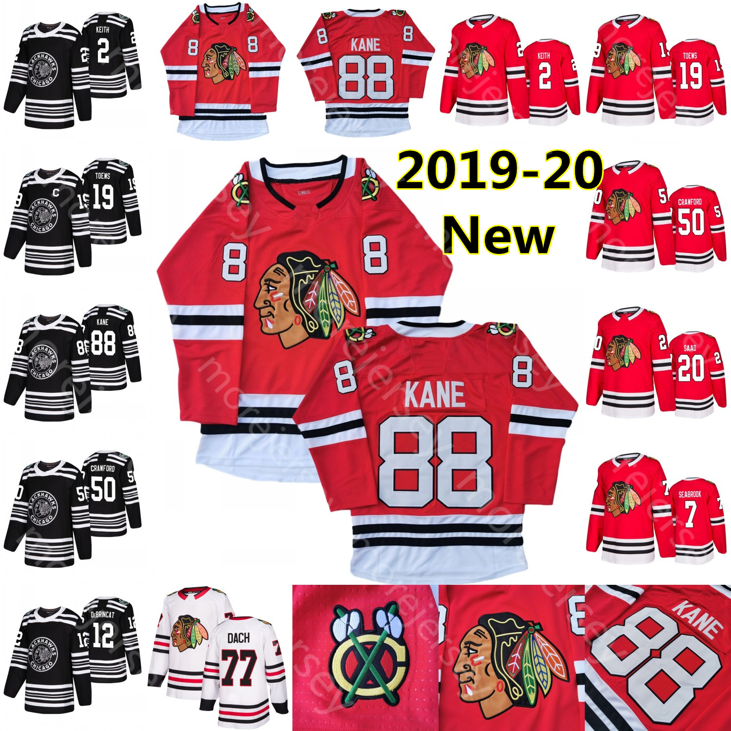 Custom Chicago Blackhawks Ice Hockey Jersey Duncan Keith Patrick Kane Dach Jonathan Toews Corey Crawford Alex DeBrincat Brent Seabrook Saad, As pic
Custom Chicago Blackhawks Ice Hockey Jersey Duncan Keith Patrick Kane Dach Jonathan Toews Corey Crawford Alex DeBrincat Brent Seabrook Saad, As pic