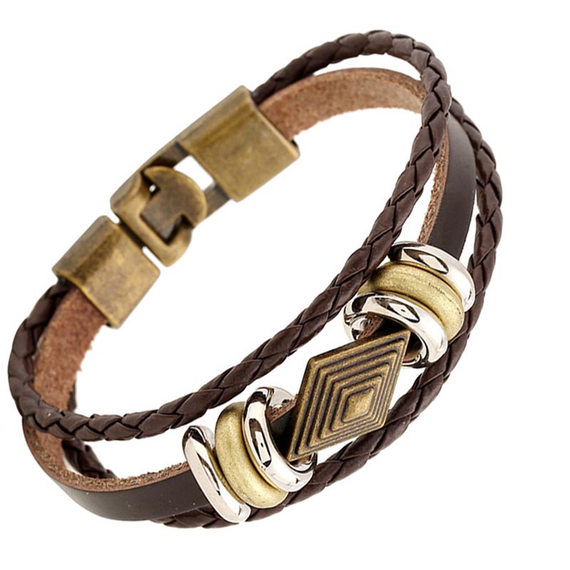 Antique Bronze Accessories Charm Bracelets Easy-hook Braided Woven Leather Bangles Leather Handmade Wrap Wristband DIY Jewelry
Antique Bronze Accessories Charm Bracelets Easy-hook Braided Woven Leather Bangles Leather Handmade Wrap Wristband DIY Jewelry