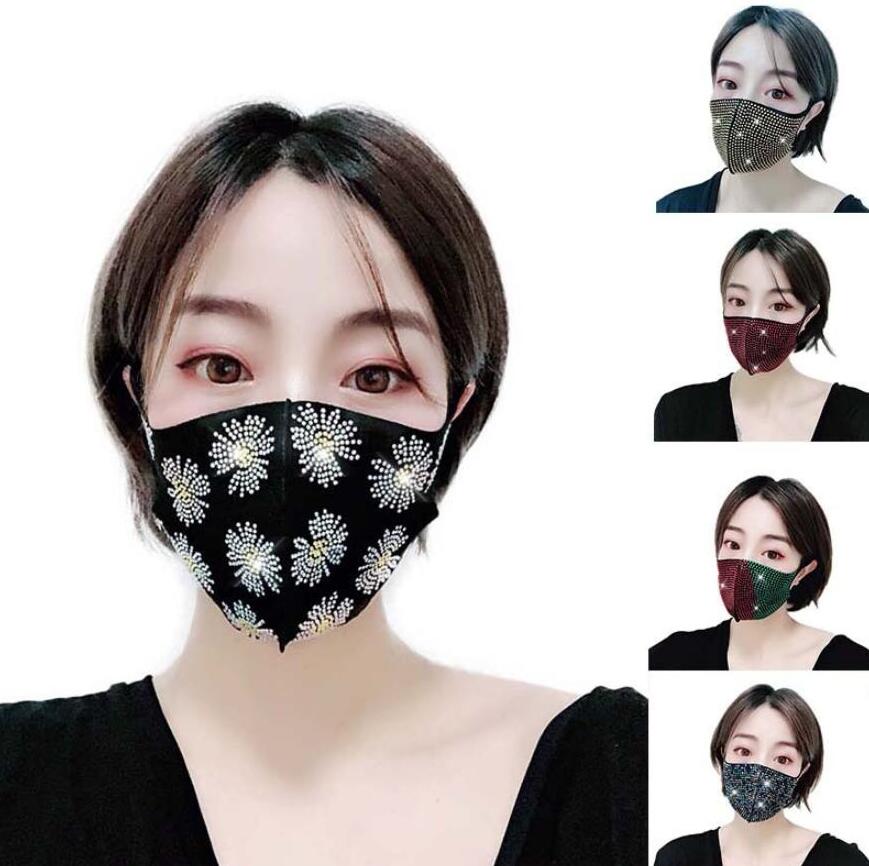 Diamond Bling Protective Mask PM2.5 Washable Reusable Women Colorful Rhinestones Face Masks Sequin Dustproof Mouth Face Mask 9 Colors
Diamond Bling Protective Mask PM2.5 Washable Reusable Women Colorful Rhinestones Face Masks Sequin Dustproof Mouth Face Mask 9 Colors