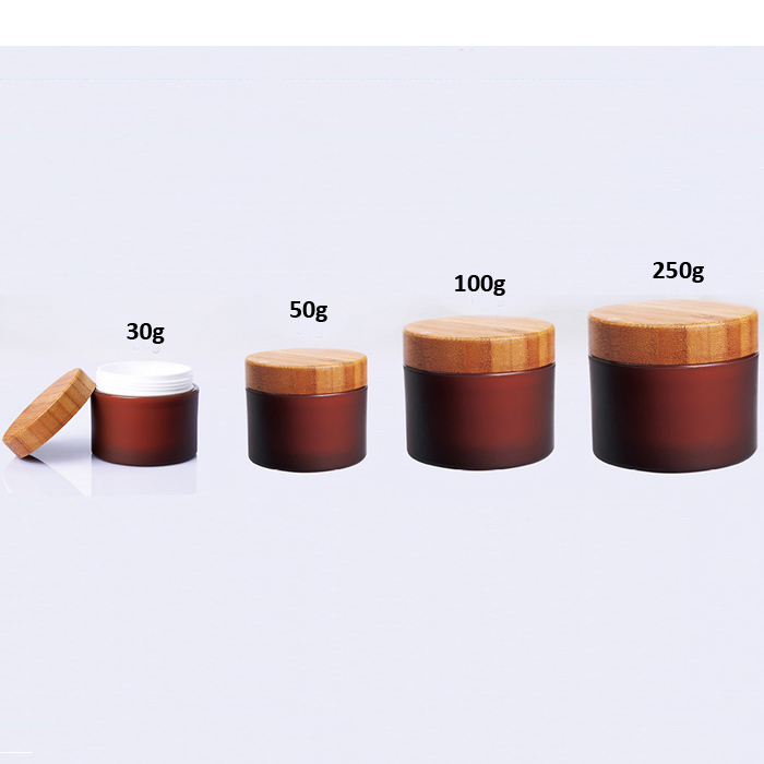 Hot sale 1oz 30G/50G 100g 250g matte amber plastic cream jar,cosmetic container,Cosmetic Jar bamboo lid plastic bottle container
Hot sale 1oz 30G/50G 100g 250g matte amber plastic cream jar,cosmetic container,Cosmetic Jar bamboo lid plastic bottle container