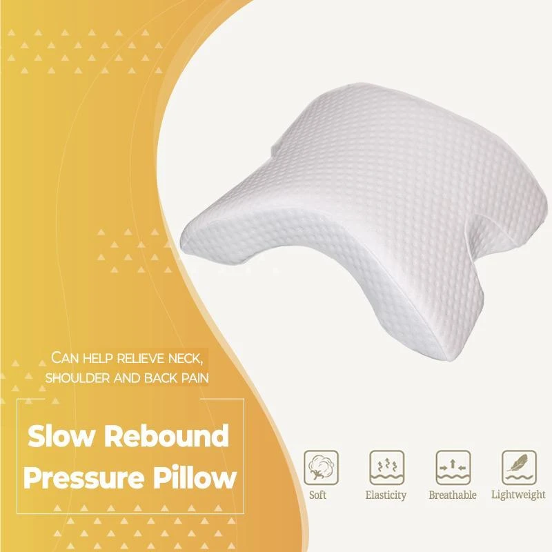 Arch U-Shaped Curved Memory Foam Sleeping Neck Cervical Pillow with Hollow Design Arm Rest Hand Pillow for Couple Side Sleepers
Arch U-Shaped Curved Memory Foam Sleeping Neck Cervical Pillow with Hollow Design Arm Rest Hand Pillow for Couple Side Sleepers