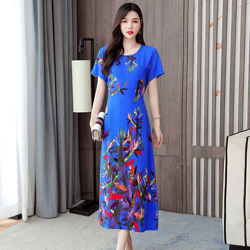 Plus Size 5XL dress Women maxi dress Casual Floral Print O-Neck Short sleeve Bandage long with belt vestidos, 17
Plus Size 5XL dress Women maxi dress Casual Floral Print O-Neck Short sleeve Bandage long with belt vestidos, 17