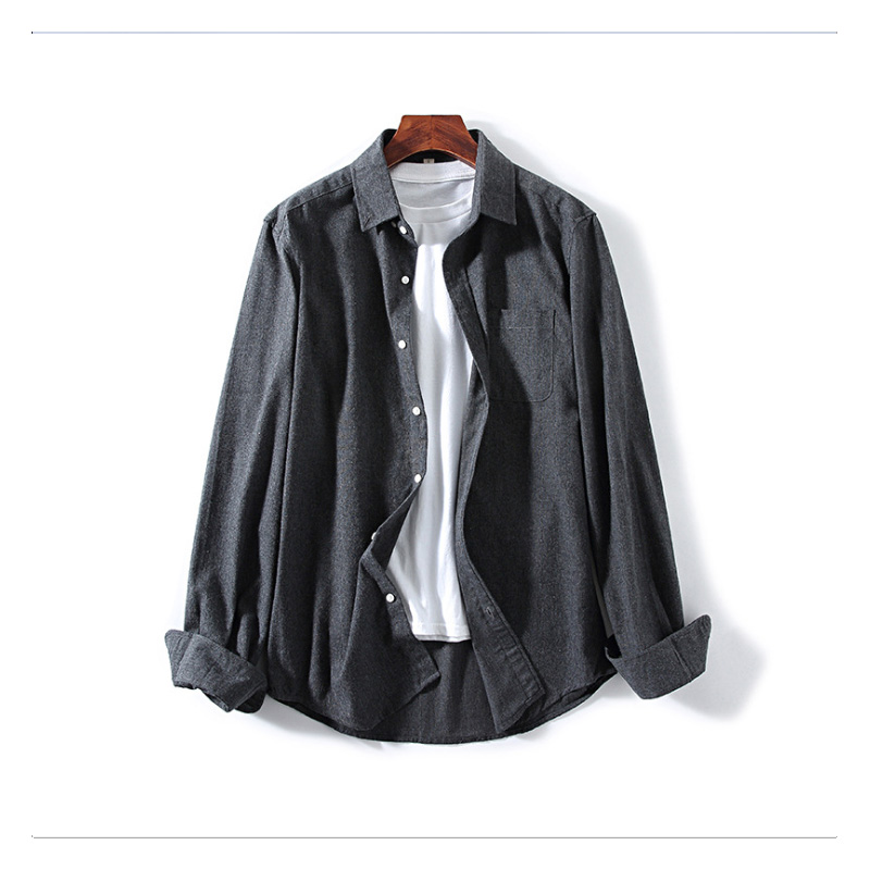 HS018 men shirt 2020 new arrival spring fast fashion casual long sleeve shirts classical sanded cotton free shipping, Gray
HS018 men shirt 2020 new arrival spring fast fashion casual long sleeve shirts classical sanded cotton free shipping, Gray