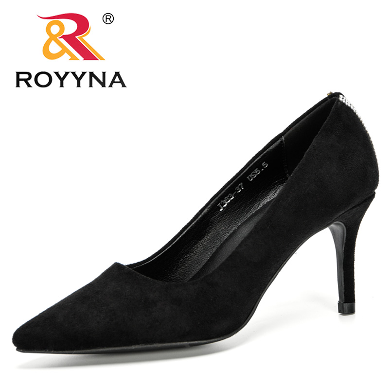 ROYYNA 2020 New Designers Flock Pointed Toe Pumps Women Dress High Heels Wedding Shoes Woman Office Work Shoes Ladies Footwear, Black
ROYYNA 2020 New Designers Flock Pointed Toe Pumps Women Dress High Heels Wedding Shoes Woman Office Work Shoes Ladies Footwear, Black