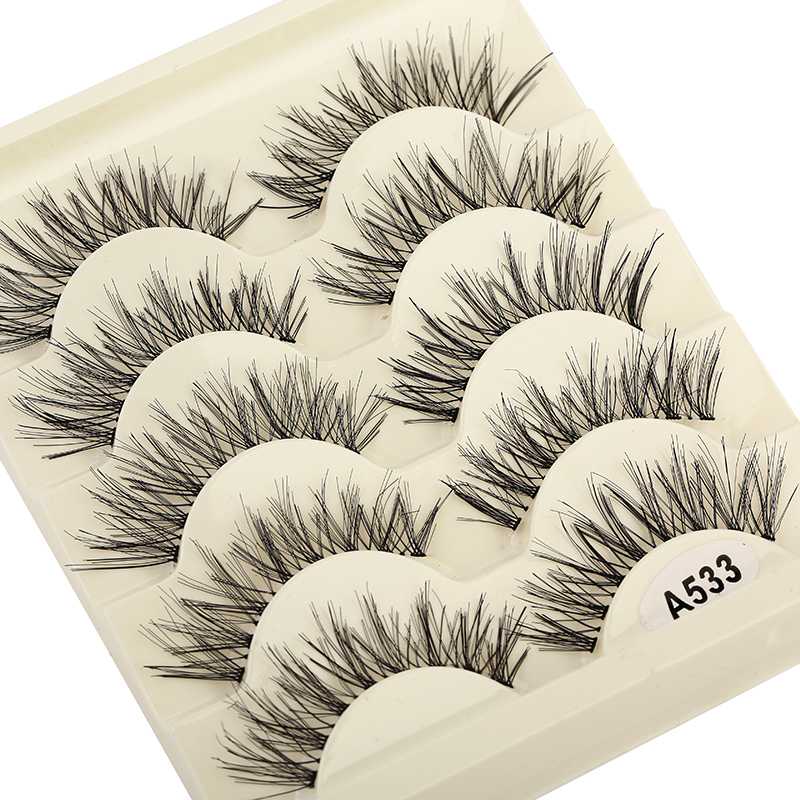 5 Pairs 3D Faux Mink Hair Soft False Eyelashes Cross Fluffy Wispy Thick Lashes Handmade Transparent Stem Makeup Extension Tools
5 Pairs 3D Faux Mink Hair Soft False Eyelashes Cross Fluffy Wispy Thick Lashes Handmade Transparent Stem Makeup Extension Tools