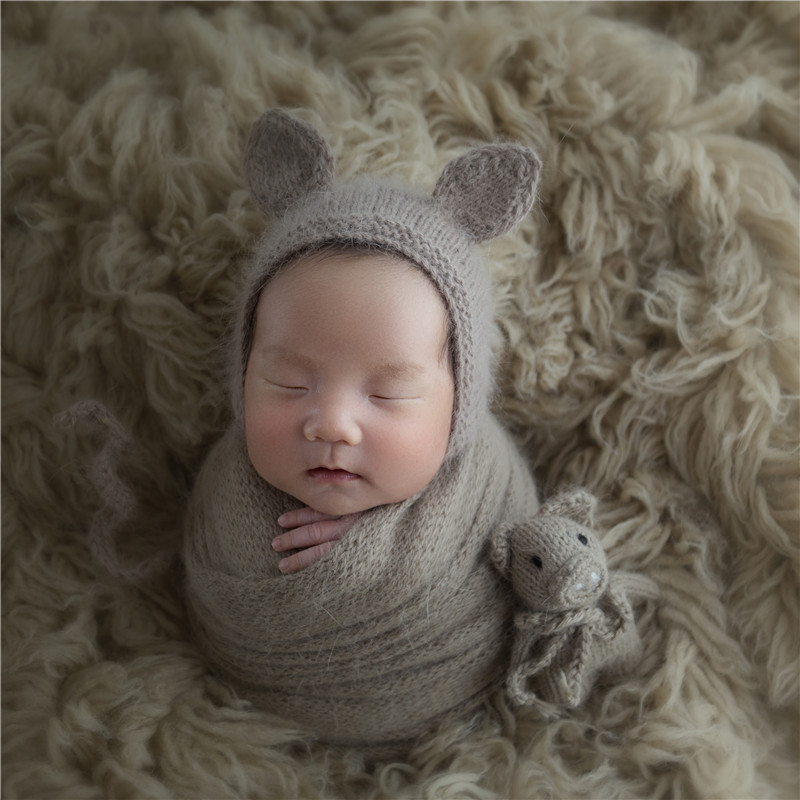 Angora Teddy Bear Outfit Newborn Stuffed Animal Pigglet Toy Photography Props Croceht Fluffy Hat For Newborn Mini Piggy Stuffie, As photo
Angora Teddy Bear Outfit Newborn Stuffed Animal Pigglet Toy Photography Props Croceht Fluffy Hat For Newborn Mini Piggy Stuffie, As photo
