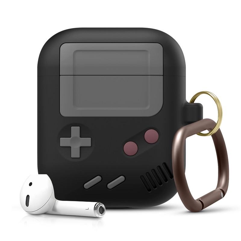 Adventure Time Black Grey Game Boy Machine Silicone Bluetooth Wireless Headphone Cover for Apple Airpods 1 2 Pro Protective Charging Case
Adventure Time Black Grey Game Boy Machine Silicone Bluetooth Wireless Headphone Cover for Apple Airpods 1 2 Pro Protective Charging Case
