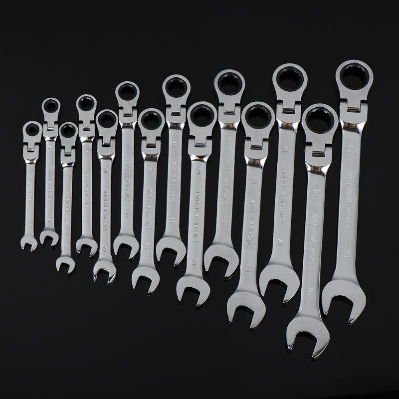 1pc 6-19mm Open End And Ring Socket Wrenches 72 Teeth Activity Head Key Ratchet Wrench Spanner Car Wrench Repair Tool Hand Tools
1pc 6-19mm Open End And Ring Socket Wrenches 72 Teeth Activity Head Key Ratchet Wrench Spanner Car Wrench Repair Tool Hand Tools
