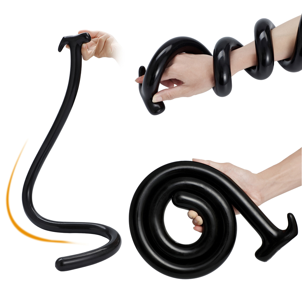 100cm Super longue de la prostate Massage Silicone Bouchon Plug anal Dildo Anus Masturbateur Dilator Anal Plug anal adulte Jouets Sexe pour homme