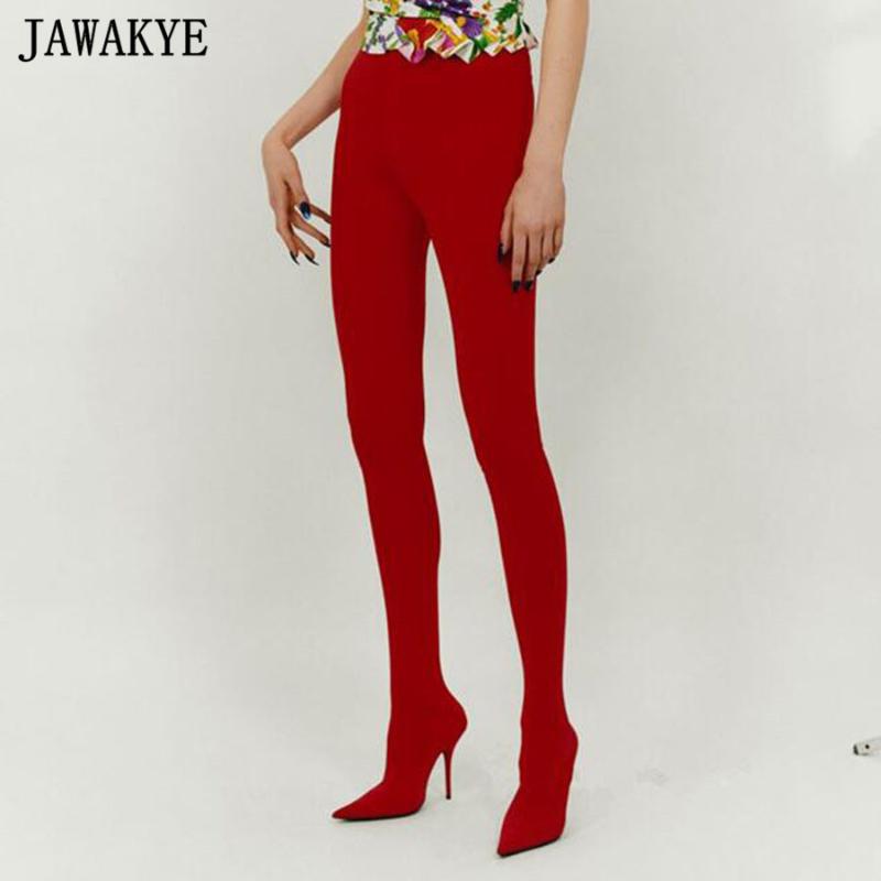 JAWAKYE Runway style bootcuts large size thigh high boots stiletto high heels Elastic long trousers boots sock shoes women, Black
JAWAKYE Runway style bootcuts large size thigh high boots stiletto high heels Elastic long trousers boots sock shoes women, Black