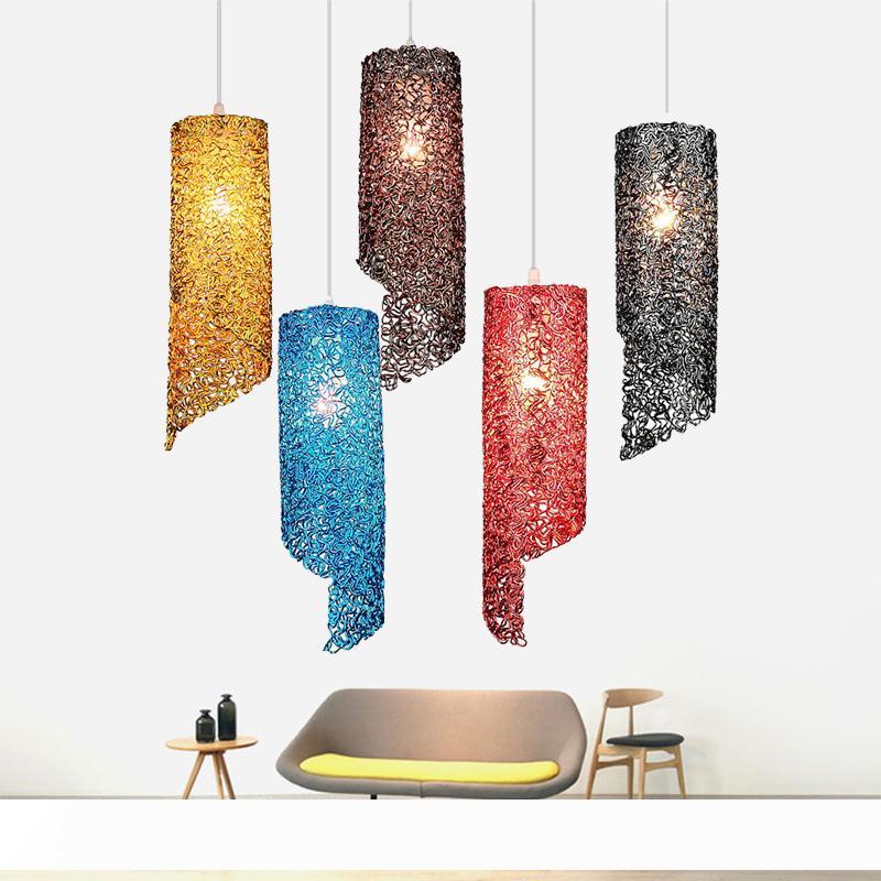 Modern creative color E27 LED Pendant Lamp personality aluminum Hang lamp Pendant Light Home Lighting Kitchen Fixtures
Modern creative color E27 LED Pendant Lamp personality aluminum Hang lamp Pendant Light Home Lighting Kitchen Fixtures