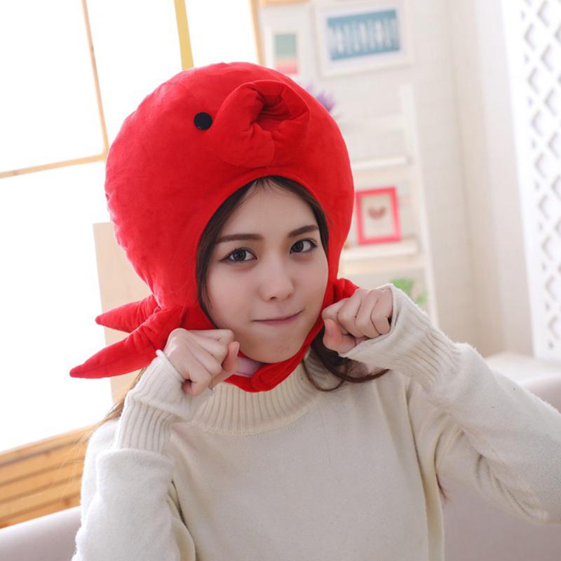 2020 Fashion Octopus Design Soft Warm Animal Cap Cartoon Plush Hats Women Nylon Hat Christmas Party Costume Cap, Red
2020 Fashion Octopus Design Soft Warm Animal Cap Cartoon Plush Hats Women Nylon Hat Christmas Party Costume Cap, Red