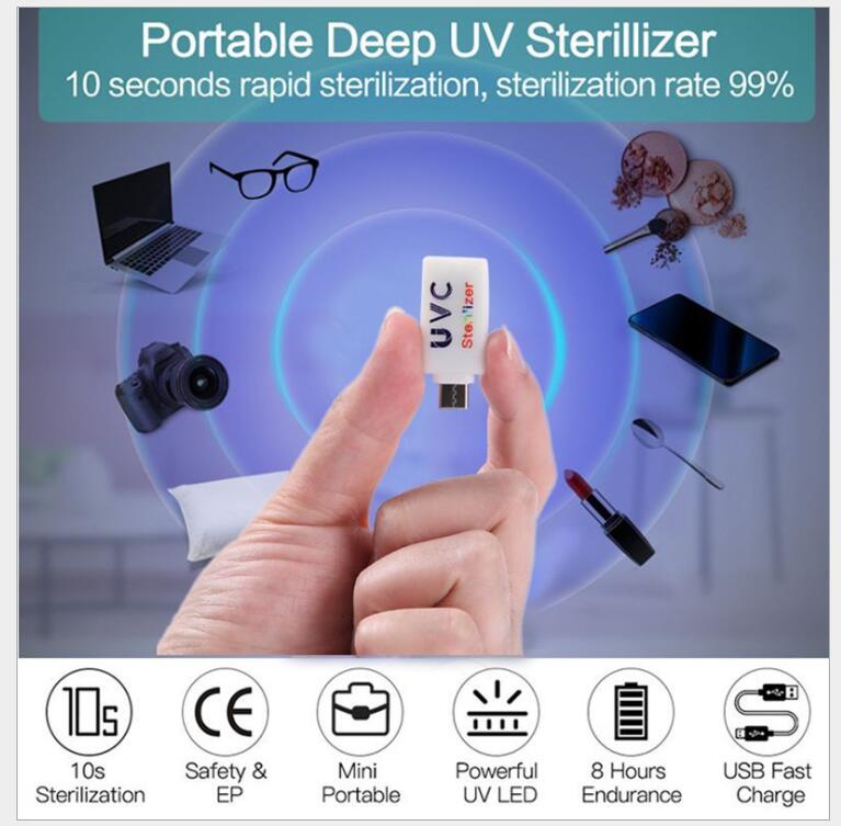 UVC Disinfection Light Lamp, Mini Portable UV Sterilizer Lamp 5V LED Light Sterilizer 99.9% Sterilizing for Home Office Car
UVC Disinfection Light Lamp, Mini Portable UV Sterilizer Lamp 5V LED Light Sterilizer 99.9% Sterilizing for Home Office Car
