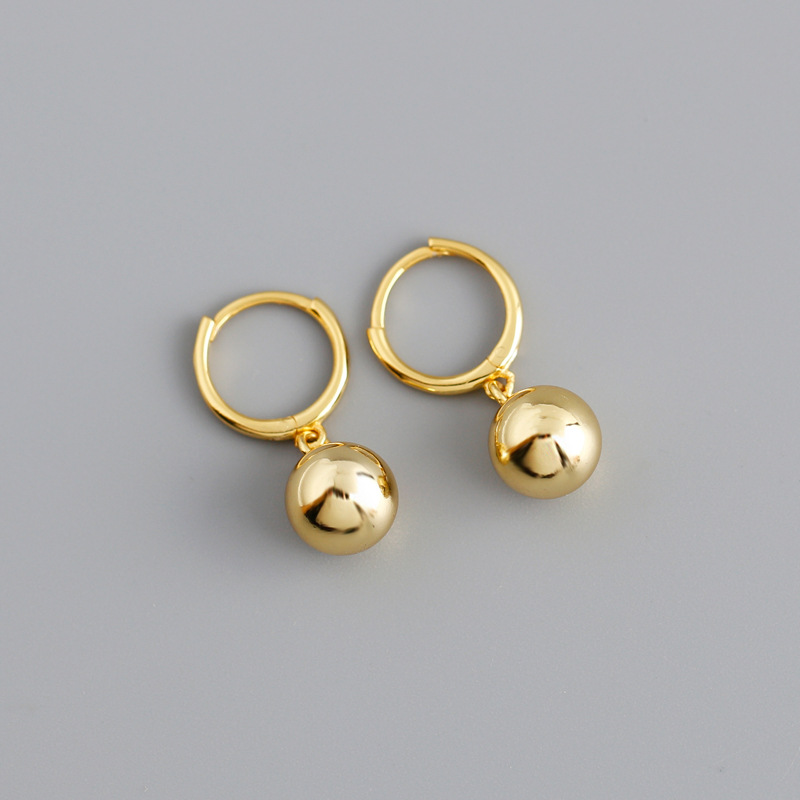925 Women Earrings Jewelry 18k Yellow Gold Plaed Sterling Silver Balls Hoops Earrings for Men Women
925 Women Earrings Jewelry 18k Yellow Gold Plaed Sterling Silver Balls Hoops Earrings for Men Women