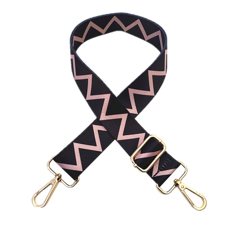 Colorful Bag Strap Belt Flower Replacement Wide Straps for Crossbody Bag Accessories Nylon Shoulder Strap for Bags