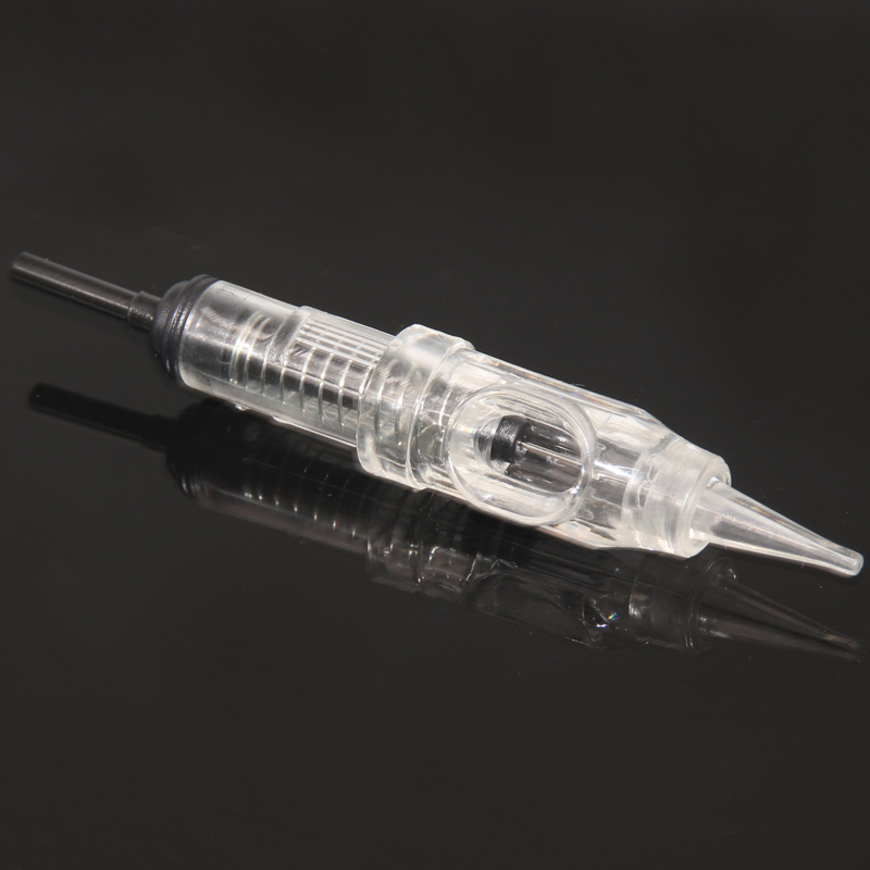 Tattoo Needle 1RL Disposable Sterilized Permanent Makeup Cartridge Needles Tips For Eyebrow Lip Agulha Easy Click CX200808