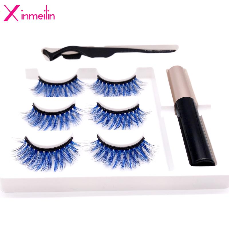 New 3D 3 Pairs Gradient Color Magnet Fake Eyelash Set Multicolor Optional Waterproof Long Lasting Magnetic Eyelash Extension kit
New 3D 3 Pairs Gradient Color Magnet Fake Eyelash Set Multicolor Optional Waterproof Long Lasting Magnetic Eyelash Extension kit