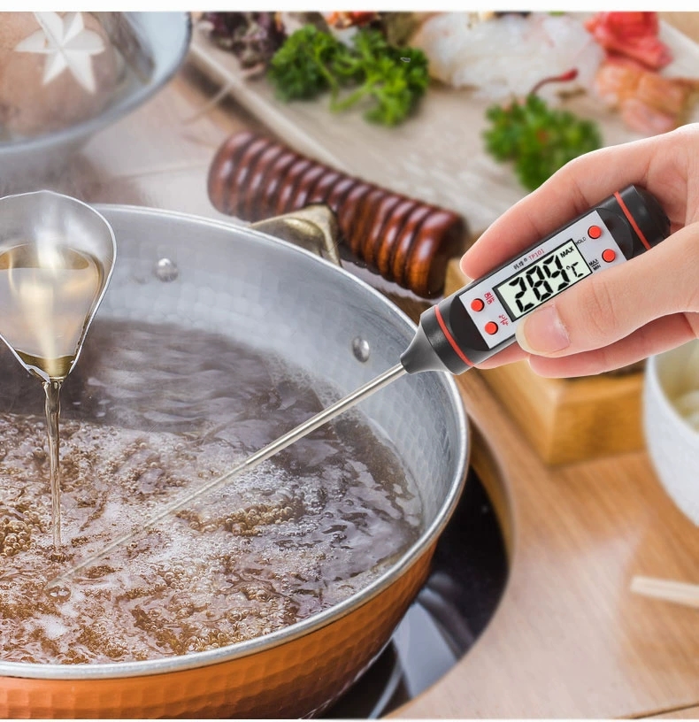 Stainless Steel BBQ Meat Temperature Detector Kitchen Digital Cooking Food Probe Thermometers Baking Household Temperature Sensor Tool
Stainless Steel BBQ Meat Temperature Detector Kitchen Digital Cooking Food Probe Thermometers Baking Household Temperature Sensor Tool