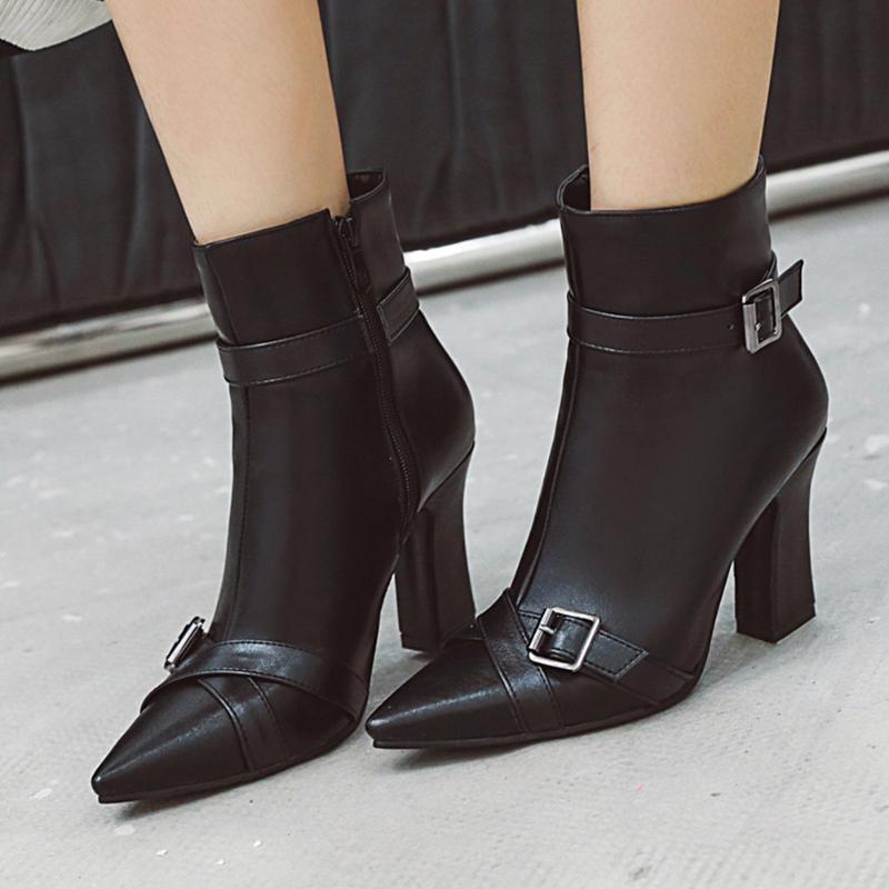 Lapolaka New Large Sizes 48 Pointed Toe High Heels Fashionable Party Winter Woman Shoes Office Lady Ankle Boots, Black
Lapolaka New Large Sizes 48 Pointed Toe High Heels Fashionable Party Winter Woman Shoes Office Lady Ankle Boots, Black