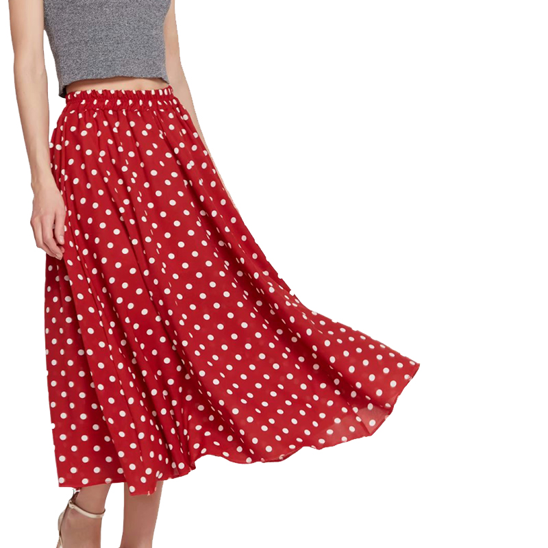 Plus Size Women- Stain Skirts 2020 Summer Dots Print Linen Skirt Ladies Boho Chiffon Layered Chiffon faldas Girls Chic clothes, Black
Plus Size Women- Stain Skirts 2020 Summer Dots Print Linen Skirt Ladies Boho Chiffon Layered Chiffon faldas Girls Chic clothes, Black