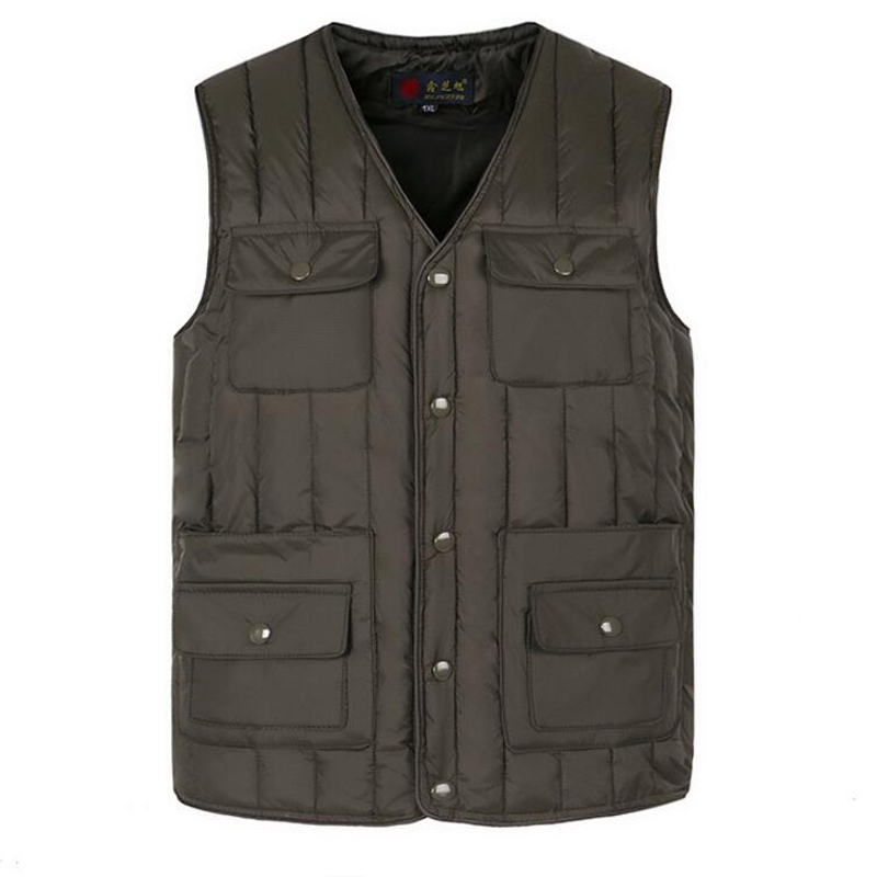 Men Jacket Sleeveless Vest Winter Fashion Casual Coats 2020 New Brand Male Cotton-Padded Men's Vest Men Thicken Waistcoat XL, 001 gray
Men Jacket Sleeveless Vest Winter Fashion Casual Coats 2020 New Brand Male Cotton-Padded Men's Vest Men Thicken Waistcoat XL, 001 gray