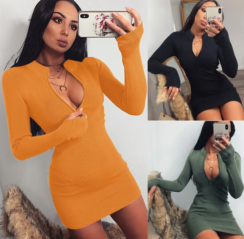 3 Colour Womens sexy Slim dress Autumn Knee Length Casual Pencil Long Sleeve Bodycon dress Tunic dress, Black
3 Colour Womens sexy Slim dress Autumn Knee Length Casual Pencil Long Sleeve Bodycon dress Tunic dress, Black