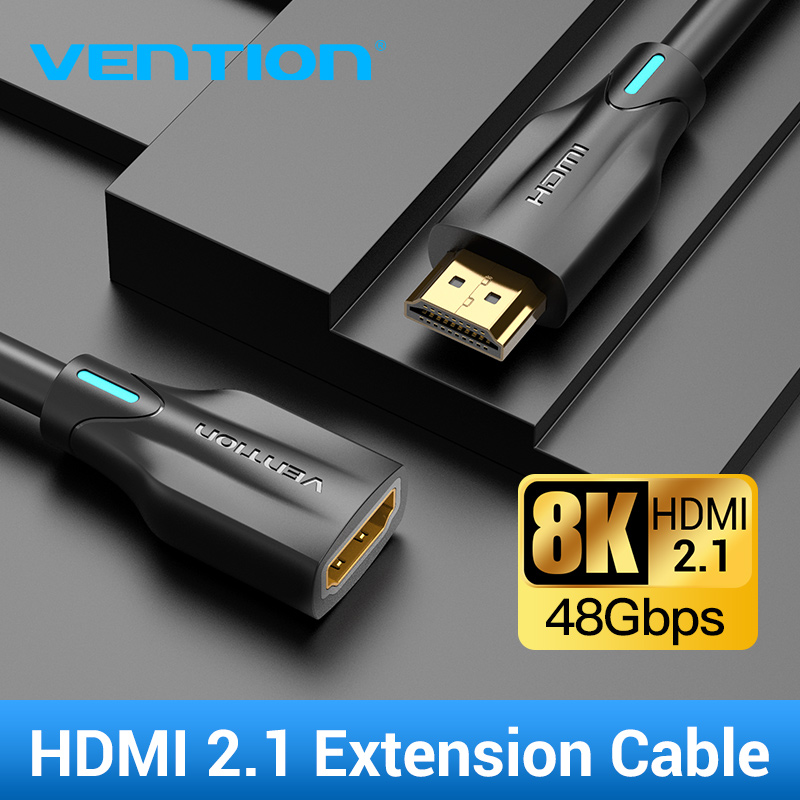 Vention 2.1 Extension Cable 8K 2.1 Extender Cable 48Gbps Male to Female for PS4 Switch Extender
Vention 2.1 Extension Cable 8K 2.1 Extender Cable 48Gbps Male to Female for PS4 Switch Extender